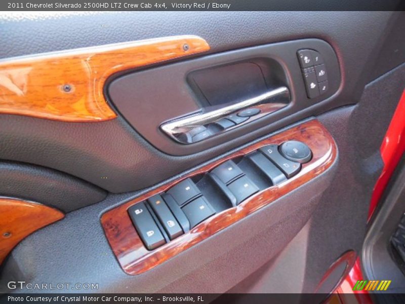 Victory Red / Ebony 2011 Chevrolet Silverado 2500HD LTZ Crew Cab 4x4