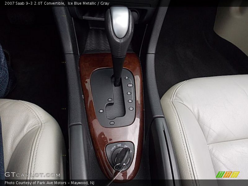 Ice Blue Metallic / Gray 2007 Saab 9-3 2.0T Convertible