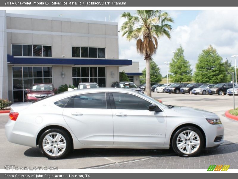 Silver Ice Metallic / Jet Black/Dark Titanium 2014 Chevrolet Impala LS