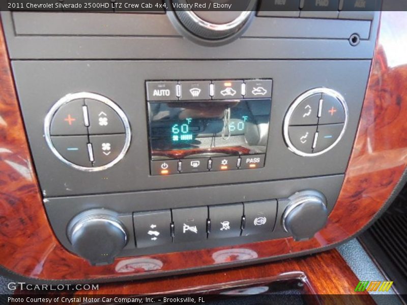Victory Red / Ebony 2011 Chevrolet Silverado 2500HD LTZ Crew Cab 4x4