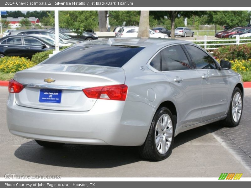 Silver Ice Metallic / Jet Black/Dark Titanium 2014 Chevrolet Impala LS