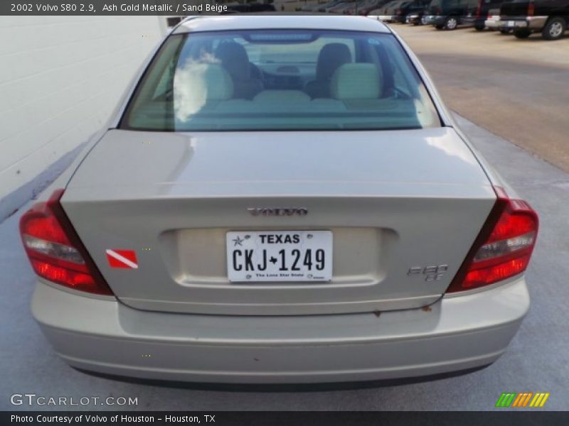 Ash Gold Metallic / Sand Beige 2002 Volvo S80 2.9