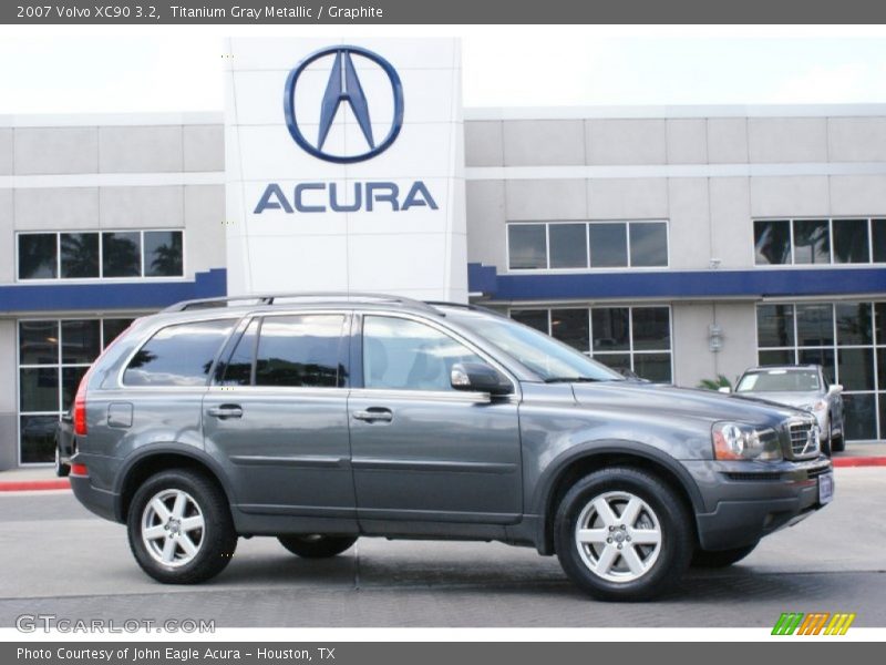 Titanium Gray Metallic / Graphite 2007 Volvo XC90 3.2