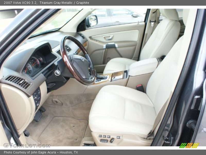 Titanium Gray Metallic / Graphite 2007 Volvo XC90 3.2