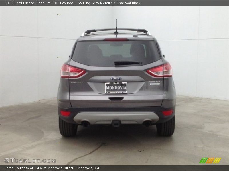 Sterling Gray Metallic / Charcoal Black 2013 Ford Escape Titanium 2.0L EcoBoost