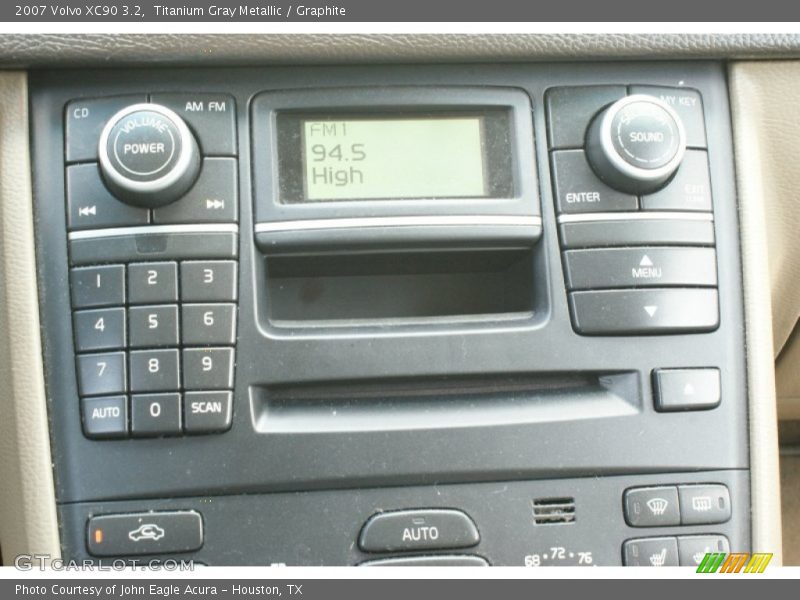 Titanium Gray Metallic / Graphite 2007 Volvo XC90 3.2