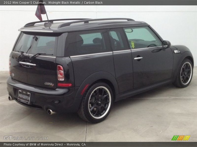 Midnight Black Metallic / Carbon Black 2012 Mini Cooper S Clubman