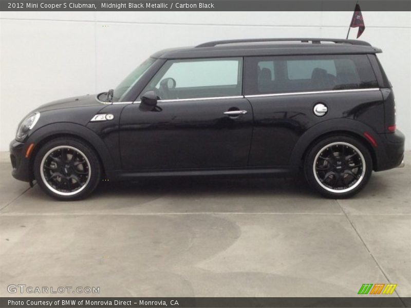 Midnight Black Metallic / Carbon Black 2012 Mini Cooper S Clubman