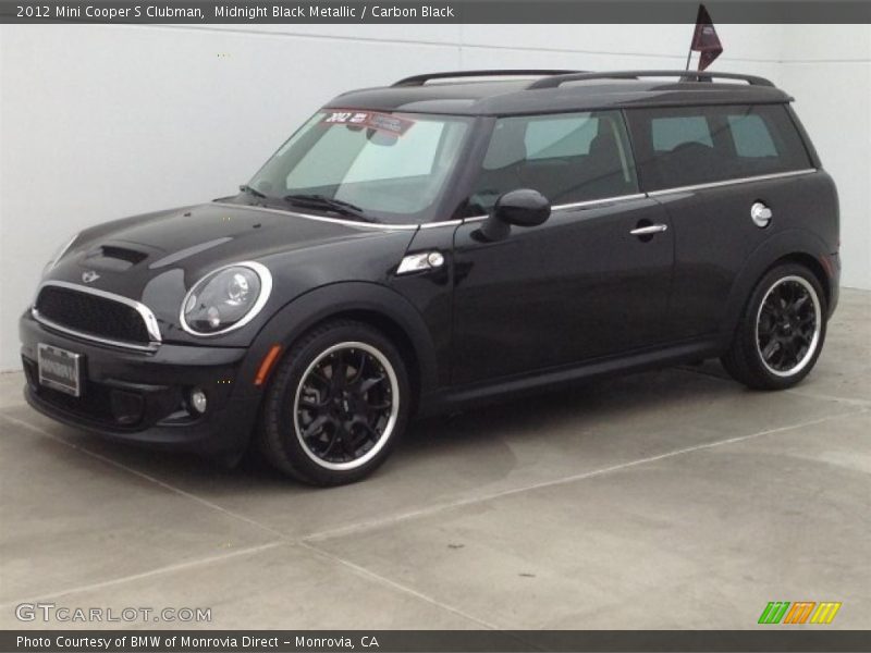 Midnight Black Metallic / Carbon Black 2012 Mini Cooper S Clubman
