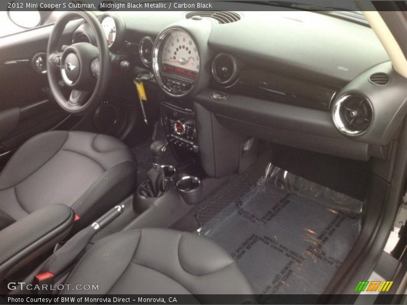 Midnight Black Metallic / Carbon Black 2012 Mini Cooper S Clubman