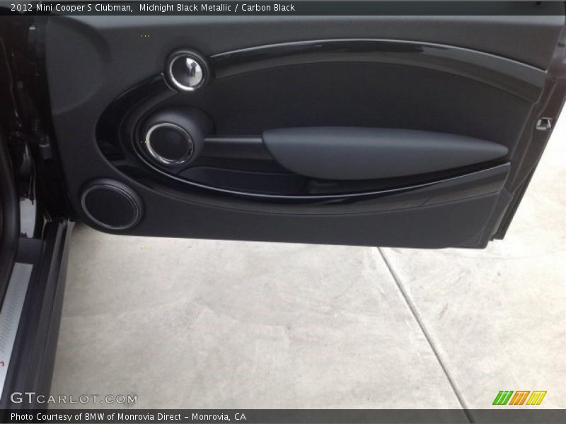 Midnight Black Metallic / Carbon Black 2012 Mini Cooper S Clubman