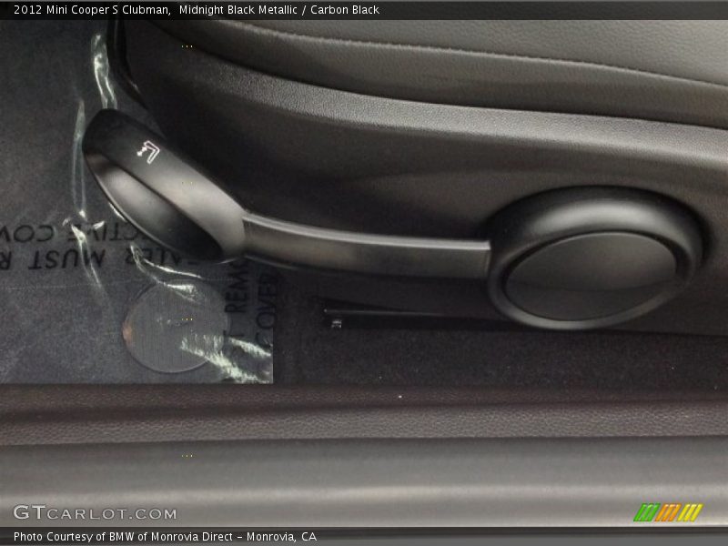 Midnight Black Metallic / Carbon Black 2012 Mini Cooper S Clubman