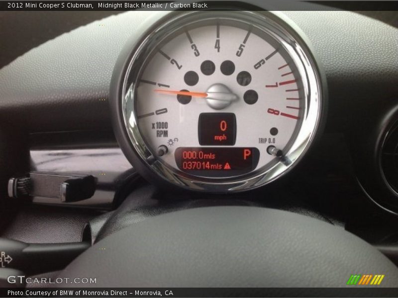 Midnight Black Metallic / Carbon Black 2012 Mini Cooper S Clubman