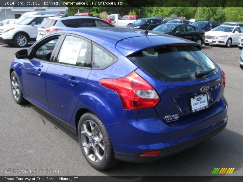 Performance Blue / Charcoal Black 2014 Ford Focus SE Hatchback