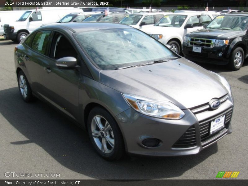 Sterling Gray / Charcoal Black 2014 Ford Focus SE Sedan