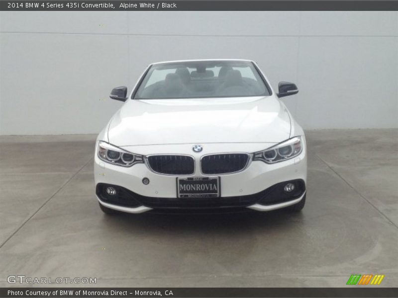 Alpine White / Black 2014 BMW 4 Series 435i Convertible