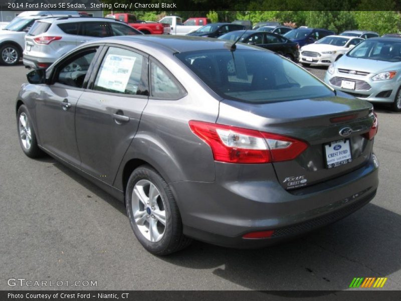 Sterling Gray / Charcoal Black 2014 Ford Focus SE Sedan