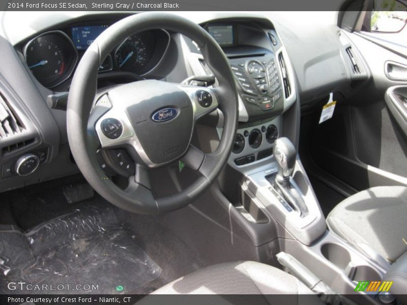 Sterling Gray / Charcoal Black 2014 Ford Focus SE Sedan