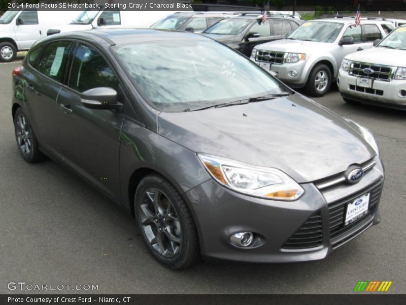 Sterling Gray / Charcoal Black 2014 Ford Focus SE Hatchback