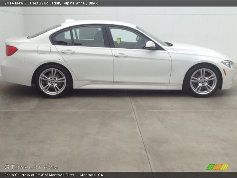 Alpine White / Black 2014 BMW 3 Series 328d Sedan
