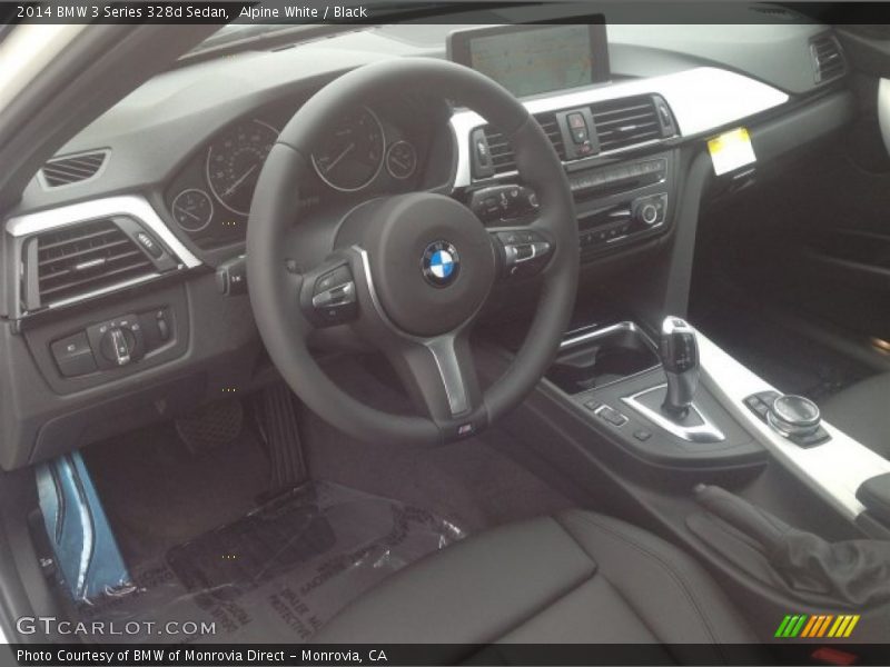 Alpine White / Black 2014 BMW 3 Series 328d Sedan