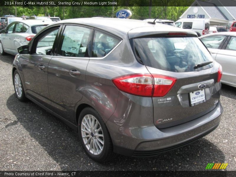 Sterling Grey / Medium Light Stone 2014 Ford C-Max Hybrid SEL