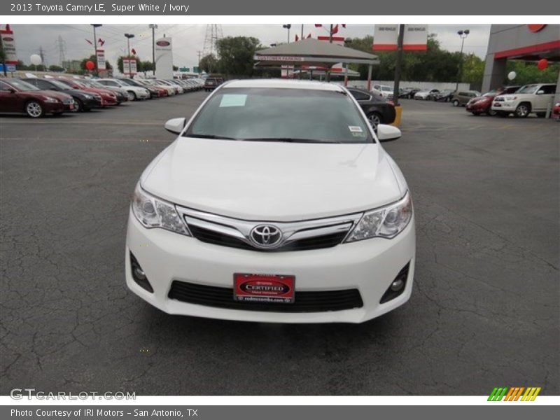 Super White / Ivory 2013 Toyota Camry LE