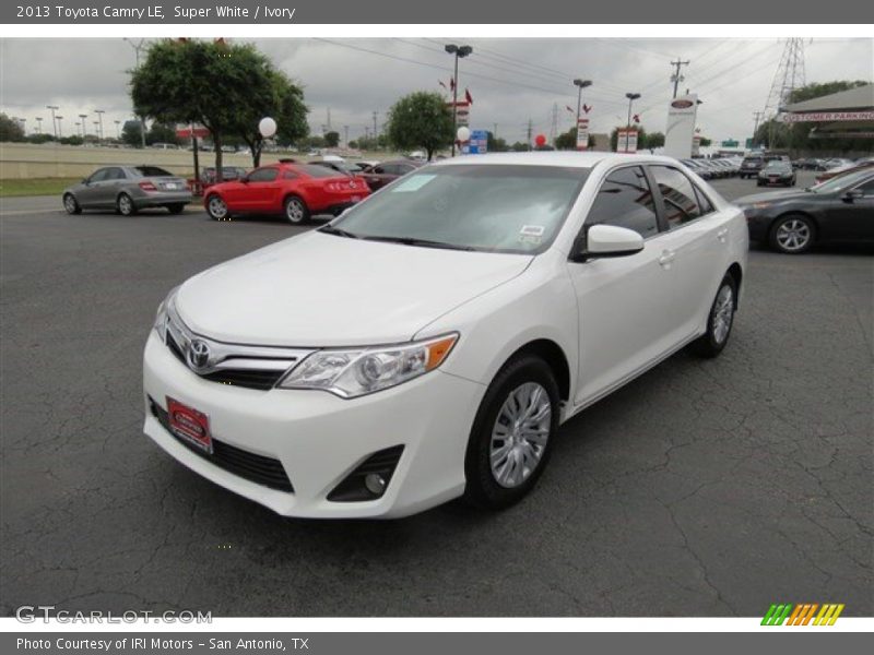 Super White / Ivory 2013 Toyota Camry LE