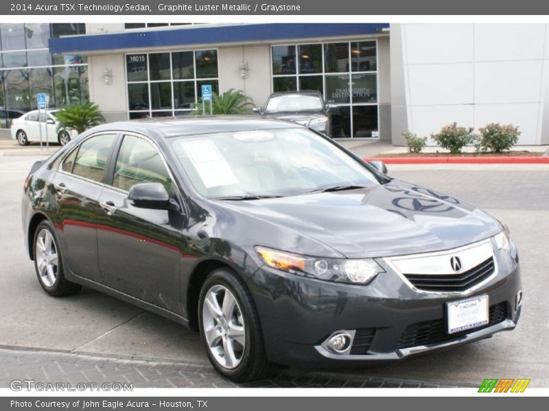 Graphite Luster Metallic / Graystone 2014 Acura TSX Technology Sedan