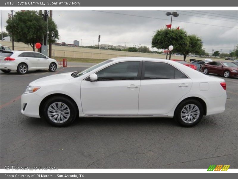Super White / Ivory 2013 Toyota Camry LE