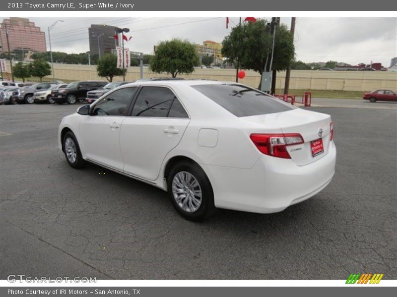 Super White / Ivory 2013 Toyota Camry LE