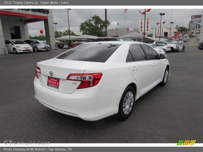 Super White / Ivory 2013 Toyota Camry LE