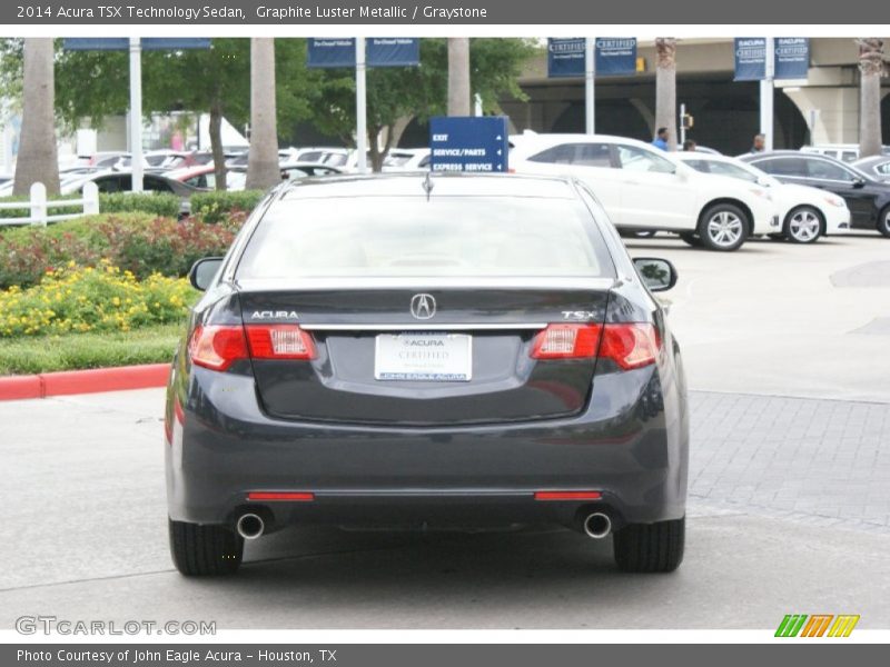 Graphite Luster Metallic / Graystone 2014 Acura TSX Technology Sedan