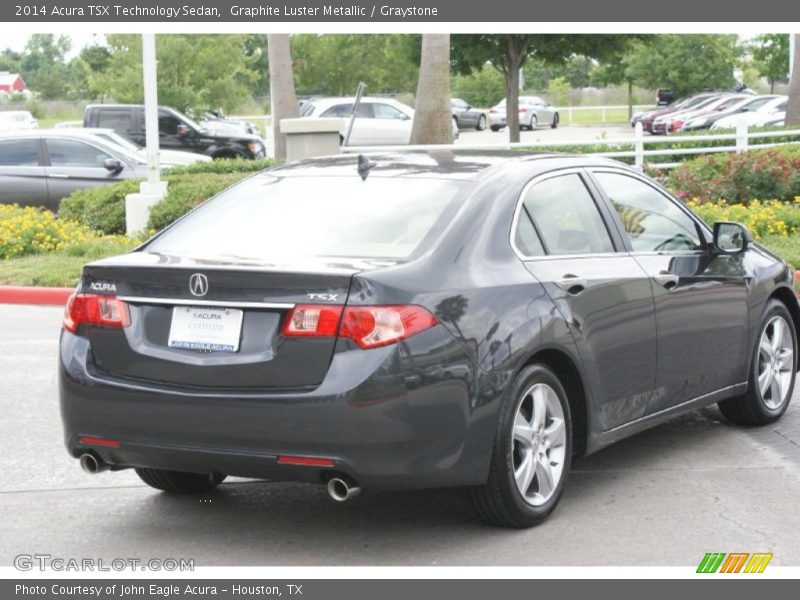 Graphite Luster Metallic / Graystone 2014 Acura TSX Technology Sedan