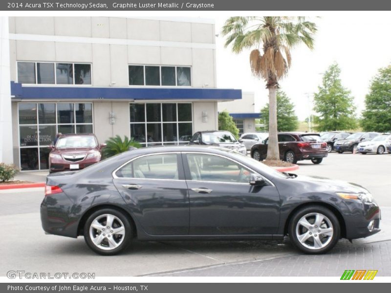 Graphite Luster Metallic / Graystone 2014 Acura TSX Technology Sedan