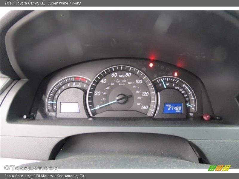 Super White / Ivory 2013 Toyota Camry LE