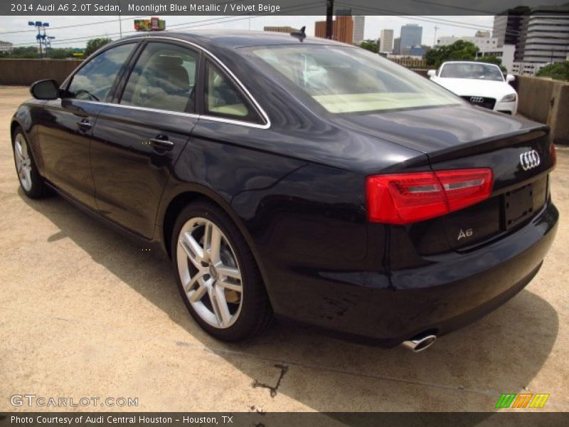 Moonlight Blue Metallic / Velvet Beige 2014 Audi A6 2.0T Sedan