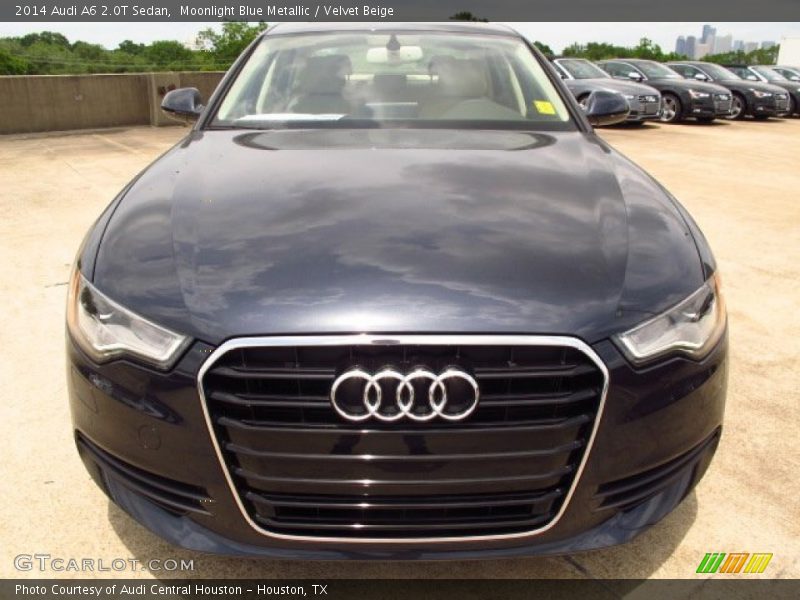 Moonlight Blue Metallic / Velvet Beige 2014 Audi A6 2.0T Sedan