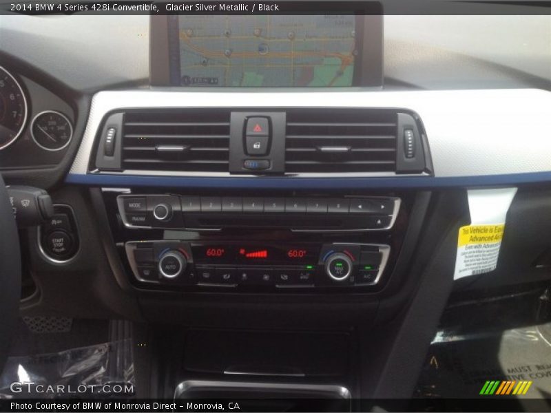 Glacier Silver Metallic / Black 2014 BMW 4 Series 428i Convertible