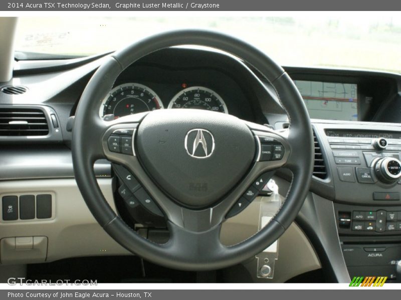 Graphite Luster Metallic / Graystone 2014 Acura TSX Technology Sedan