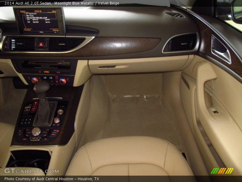 Moonlight Blue Metallic / Velvet Beige 2014 Audi A6 2.0T Sedan