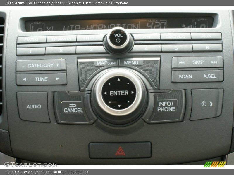 Graphite Luster Metallic / Graystone 2014 Acura TSX Technology Sedan
