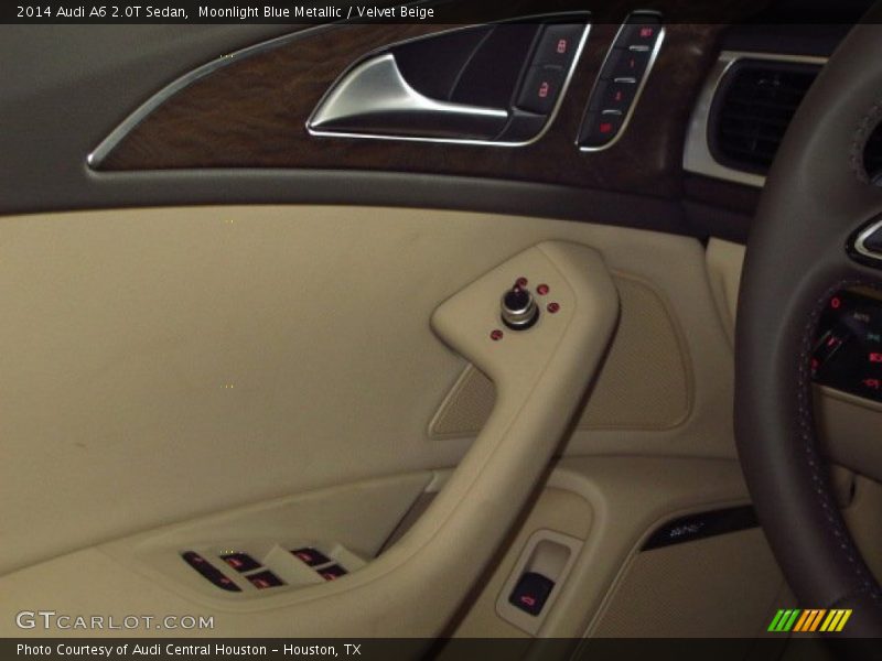 Moonlight Blue Metallic / Velvet Beige 2014 Audi A6 2.0T Sedan