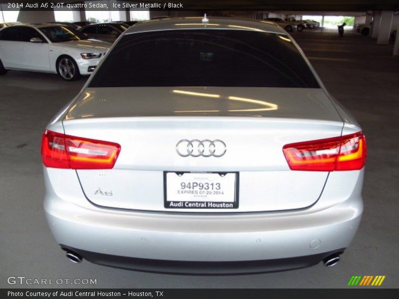 Ice Silver Metallic / Black 2014 Audi A6 2.0T quattro Sedan
