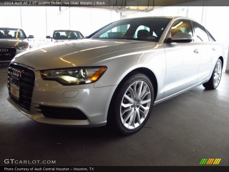 Ice Silver Metallic / Black 2014 Audi A6 2.0T quattro Sedan