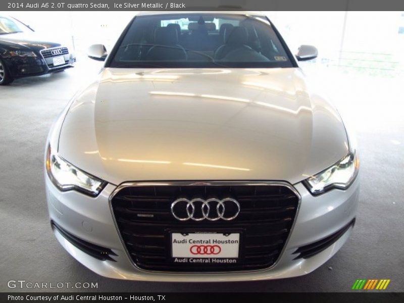 Ice Silver Metallic / Black 2014 Audi A6 2.0T quattro Sedan
