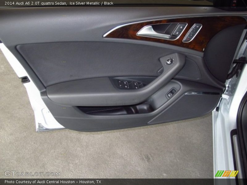 Ice Silver Metallic / Black 2014 Audi A6 2.0T quattro Sedan