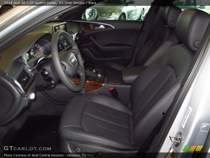 Ice Silver Metallic / Black 2014 Audi A6 2.0T quattro Sedan