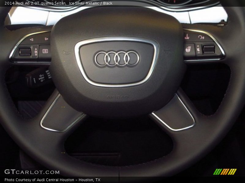Ice Silver Metallic / Black 2014 Audi A6 2.0T quattro Sedan