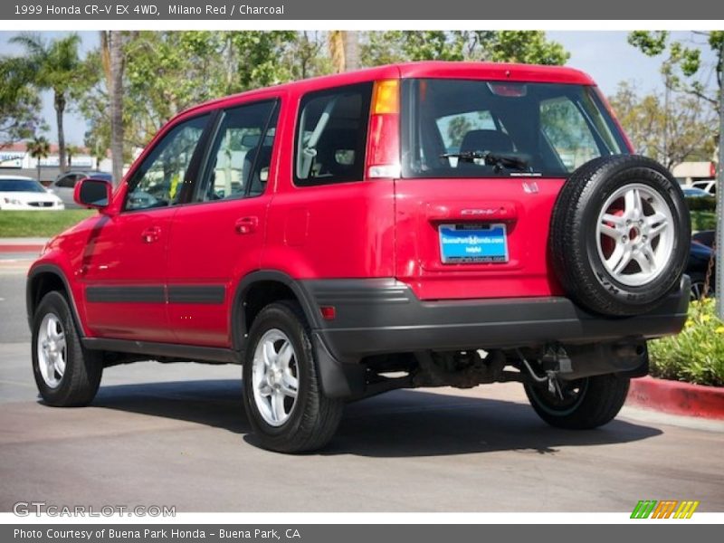 Milano Red / Charcoal 1999 Honda CR-V EX 4WD
